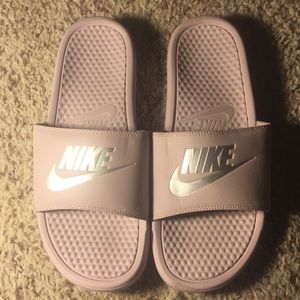 Pink Nike Sandals